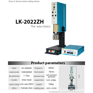 PVC-Zylinder Halbautomatische Ultraschall-Schweißmaschine